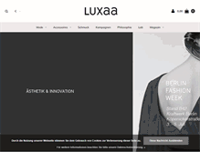 Tablet Screenshot of luxaa.de